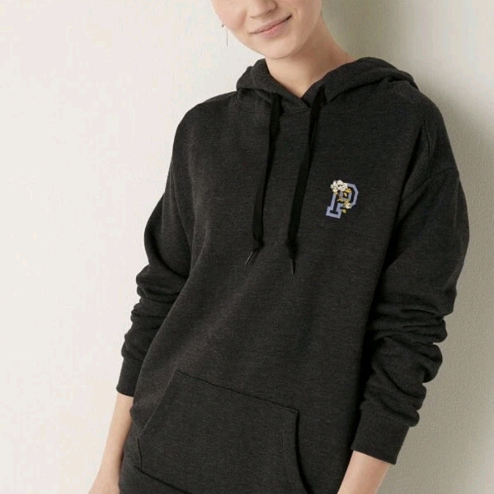 PINK Victoria's Secret Charcoal Hoodie